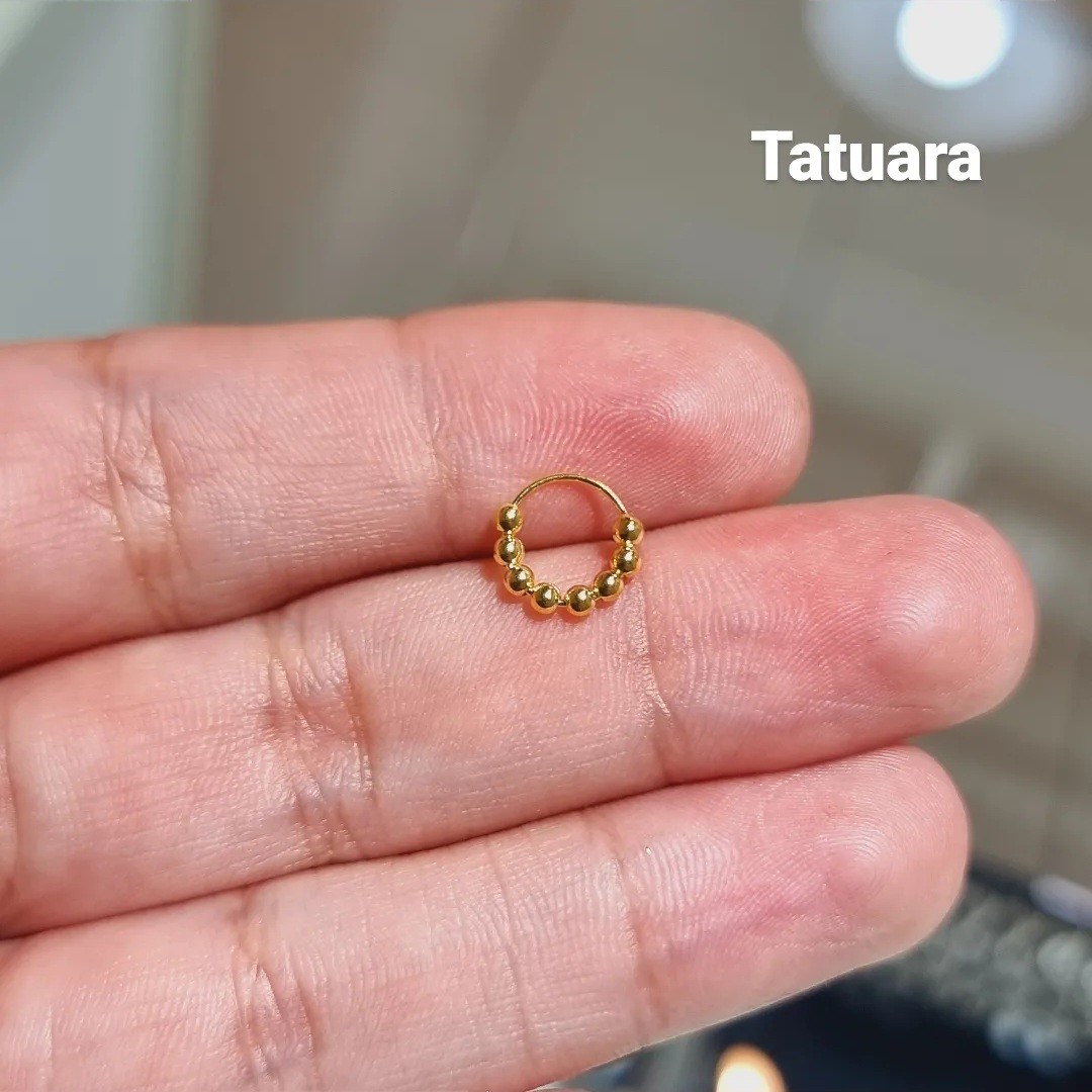 Arg. nariz dorada 8mm